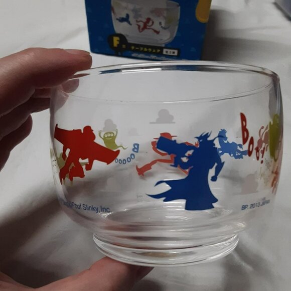 Toy Story Glass Bowl & Ceramic Plate Lot Japan Kuji Prize RARE Disney Halloween - Picture 5 of 10